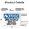 Signmission Emergency Boiler Shutoff, 14 in W x Rectangle, Plastic OS-2PACK-NS-P-1014-L-11769 - alternate 2
